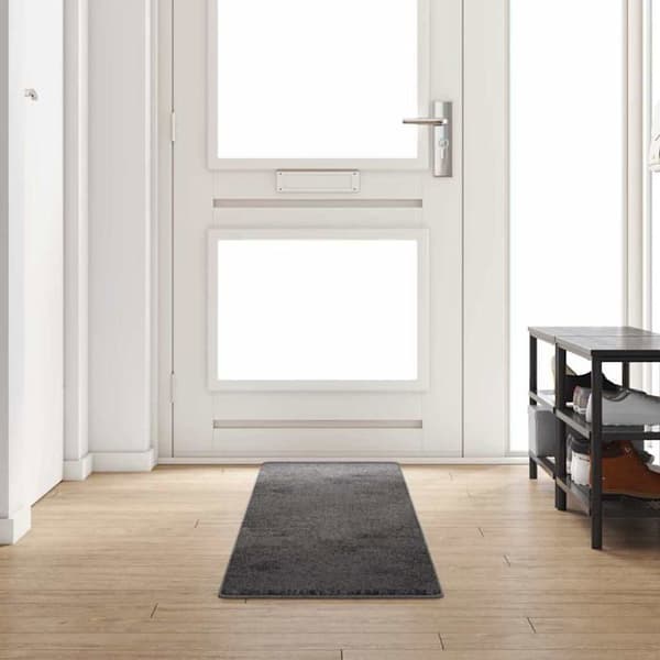 Halkfritt gångmatta - vidaXL - Grå - 50x300 cm - Polypropen - Rektangulär - Halkfri