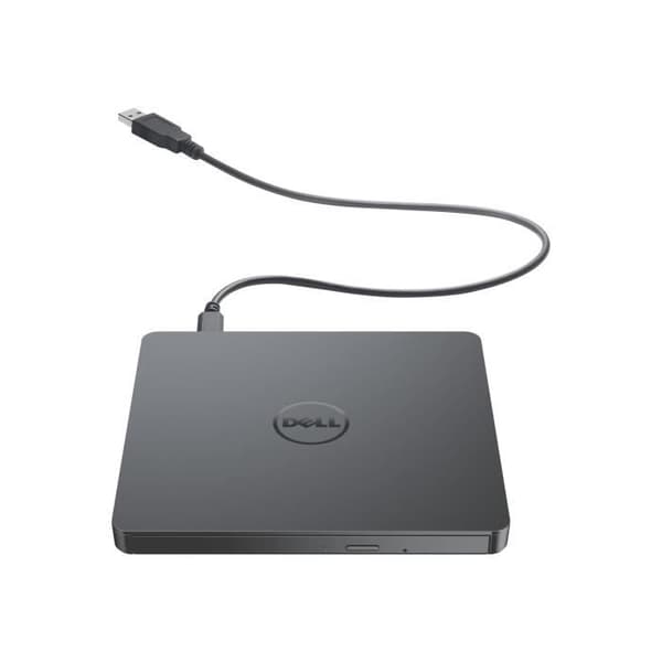 Dell Black External USB 2.0 DVD±RW-diskenhet för Inspiron 5755; Latitude 12, 14, E5270, E5460, E5470, E5570, E7270, E7470