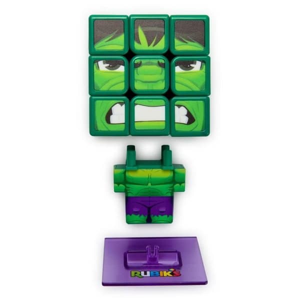 Rubiks kub - 3x3 - från 8 år - Hulk - Marvel