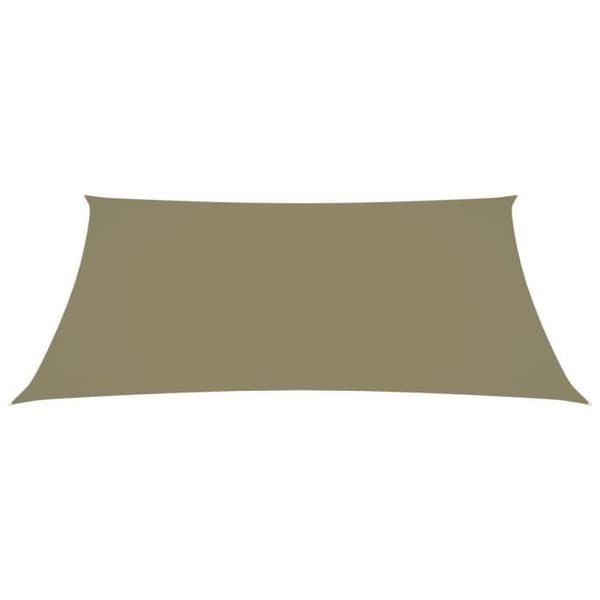 vidaXL Parasol Sail Oxford Tyg Rektangulär 3x4,5 m Beige