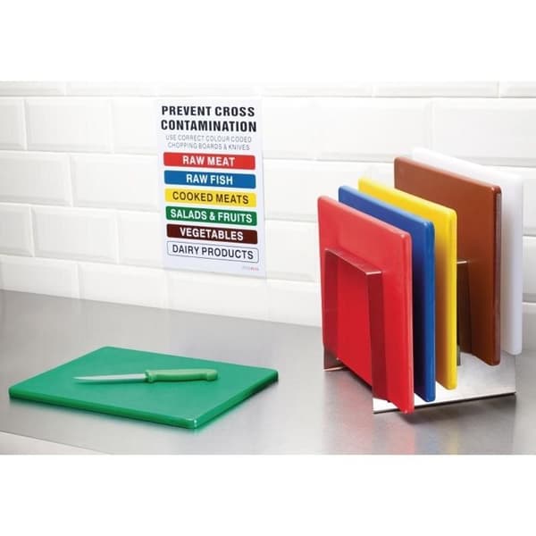 Skärbräda Polyeten 229 x 305 mm Vit - Hygiplas