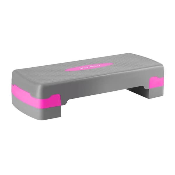 Step aerobics - HMS - AS003 - Grå/rosa - Unisex - Intermediär