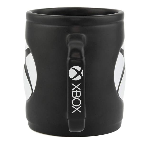 3D-kopp - Xbox - Keramik - 330 ml - Svart - Diskmaskinssäker