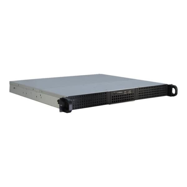 Rack-montabel 1U - Inter-Tech - IPC 1U-10240 - Svart - ATX - USB