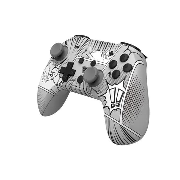 DragonShock - PopTop Manga - Kompakt trådlös Bluetooth-kontroll som är kompatibel med Nintendo Switch - Switch OLED - PC - Android