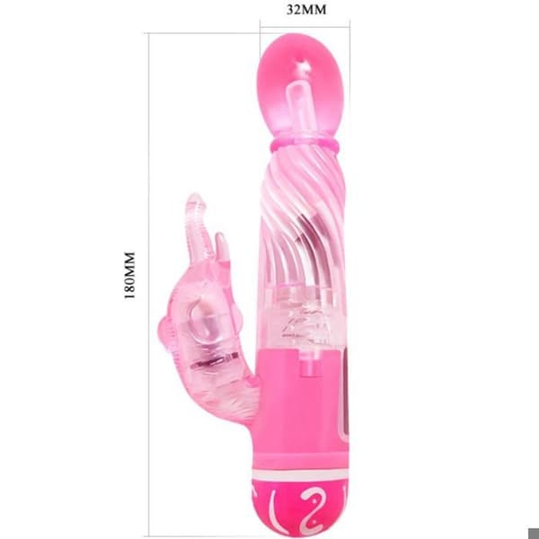 BAILE VIBRADOR MULTIVELOCIDAD MED ROSA ESTIMULATOR