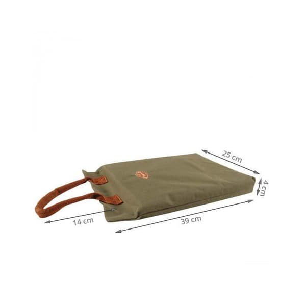 Knästödskudde - Esschert Design - 27x40x4 cm - Brun - Rektangulär - Utomhus