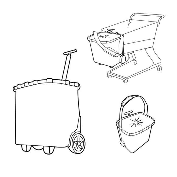 CARRYCRUISER MÖRKBLÅ SHOPPINGVAGN - REISENTHEL