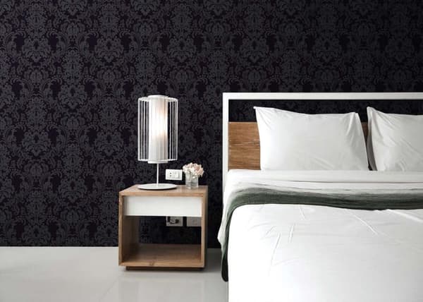 A.S. Creation Black är vacker 361663 Vinyltapet Barock 10.05 x 0.53 m Svart