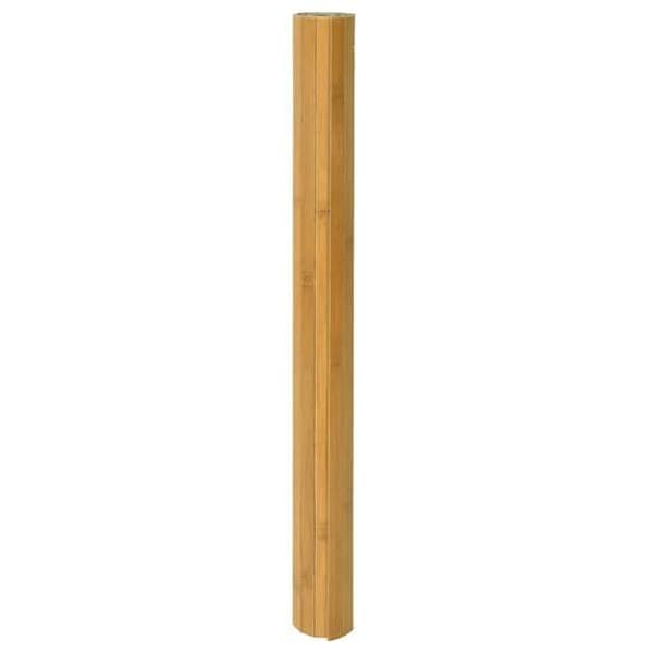 vidaXL Rektangulär matta naturlig 80x300 cm bambu 376781
