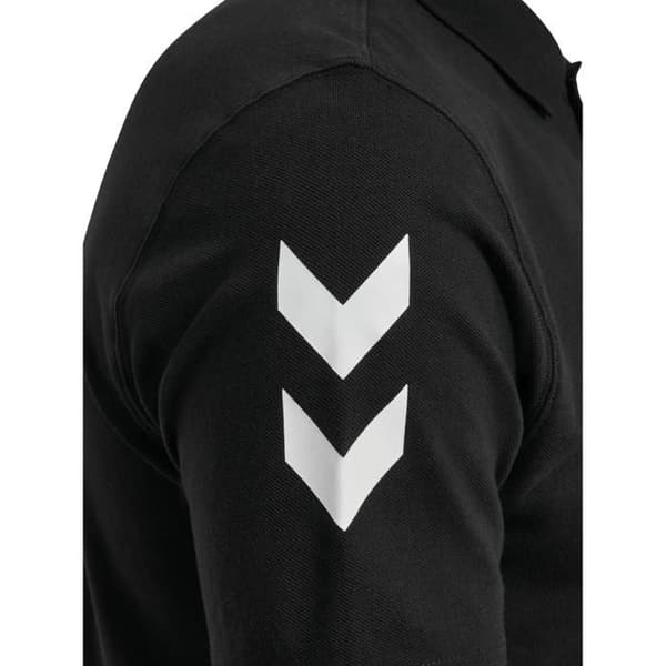 Polo Hummel Go 2.0 Chevron - svart