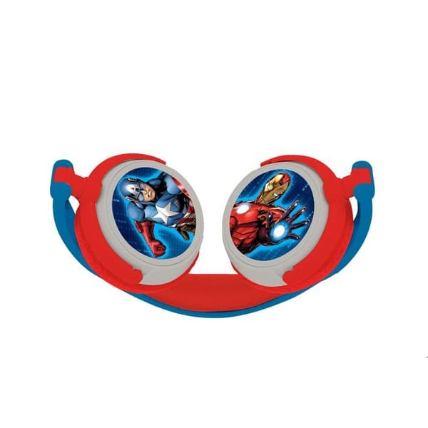 Fällbara kabelhörlurar Avengers med volymbegränsning