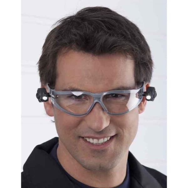 Skyddsglasögon. LED Light Vision, ram: silver