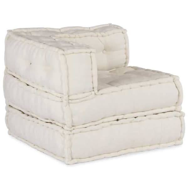 vidaXL Modulsoffa kräm 70x70x54 tyg 4019021