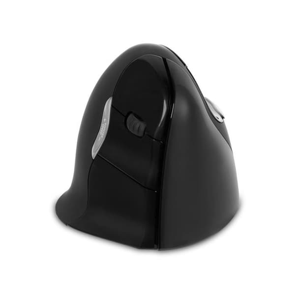 Vertikal Ergonomisk Mus - BakkerElkhuizen - Evoluent4 - Bluetooth - MacOS - Svart