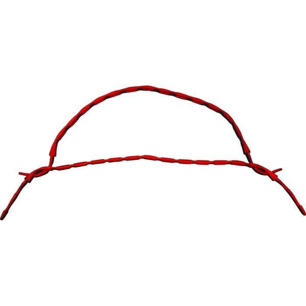 Elastiskt gummiband - 110cm - svart - 2 st
