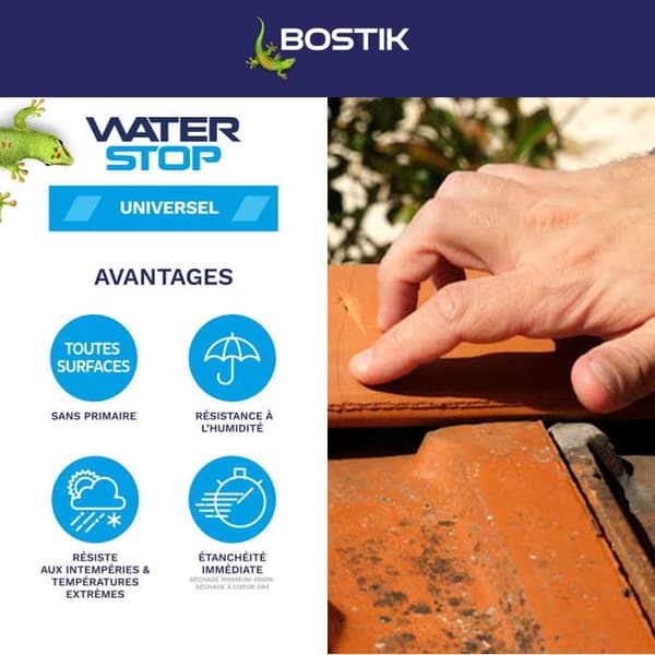 Waterstop Tuil Mastic Kartusch 290ml - Bostik