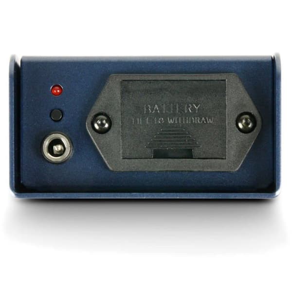 PALMER Nano Duetto - Kompakt mixer för gitarr och linjesignal (blå)