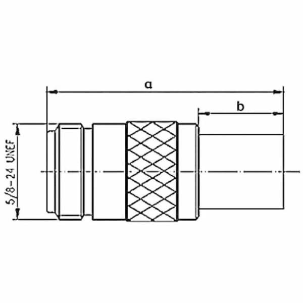Telegärtner terminaler - J01003A0619 - BNC Einbaubuchse 75 Ohm ()