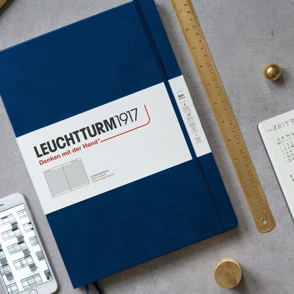LEUCHTTURM1917 Anteckningsbok A5 (Medium) hård pärm 251 numrerade sidor - Mintgrön