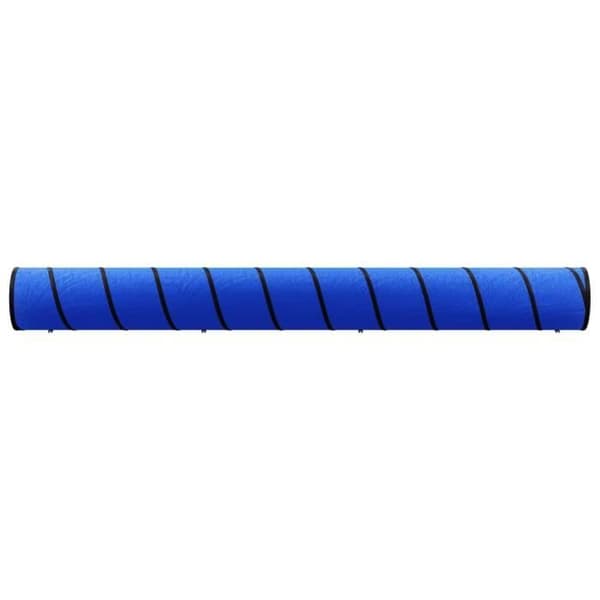 vidaXL Dog Tunnel Blå Ø 55x500 cm Polyester 172191