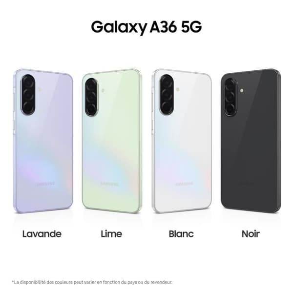 SAMSUNG Galaxy A36 5G Smartphone 256 GB Vit