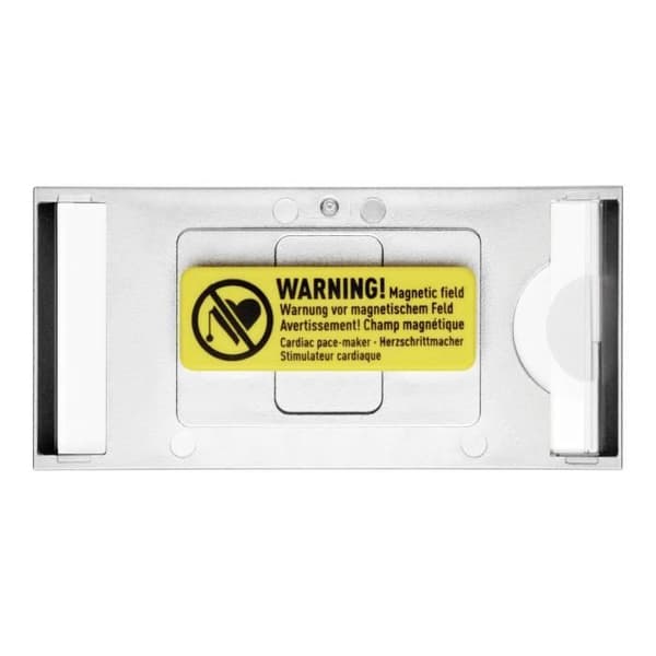 DURABLE CLASSIC - Namnbrickahållare - för 34 x 74 mm - magnet - silver (pack om 10)