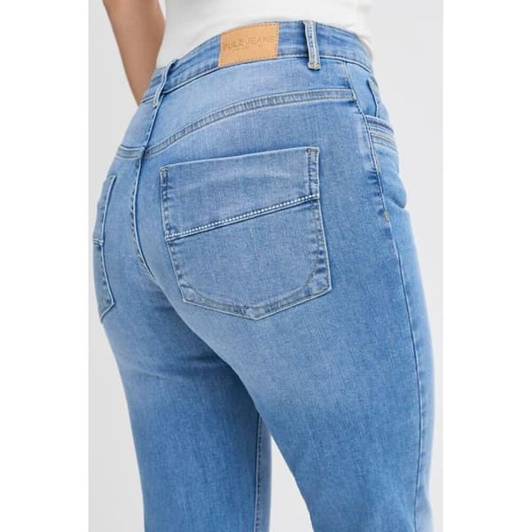 Hög midja raka jeans för kvinnor Pulz Jeans Kenya