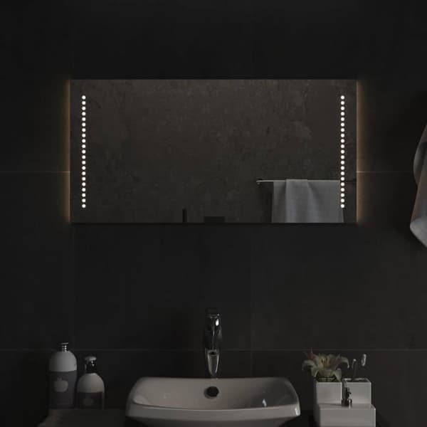 vidaXL LED-badrumsspegel 80x40 cm 151728
