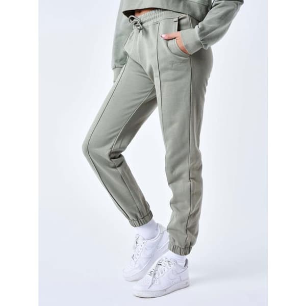 Basic elastiska joggingbyxor - PROJECT X PARIS - Dam - Kaki - Fitness - Inomhus
