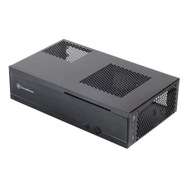 SilverStone SST-ML05B - Milo Silent HTPC Mini-ITX Slim datorfodral, svart