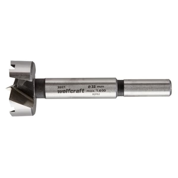 WOLFCRAFT - 1 infälld vedfräs PRO L90 Ø32 mm