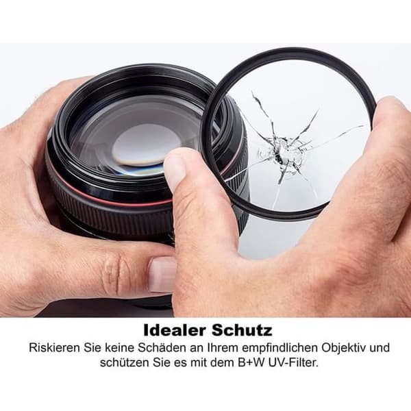 UV-filter - BW - MRC Basic - 86mm - Neutralt glas - Blockerar UV - Tillverkad i Tyskland
