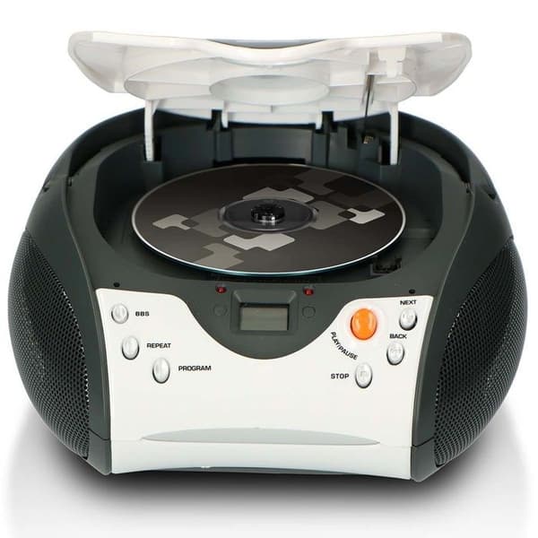 Lenco SCD-24 vit - Bärbar radio med CD-spelare - Vit