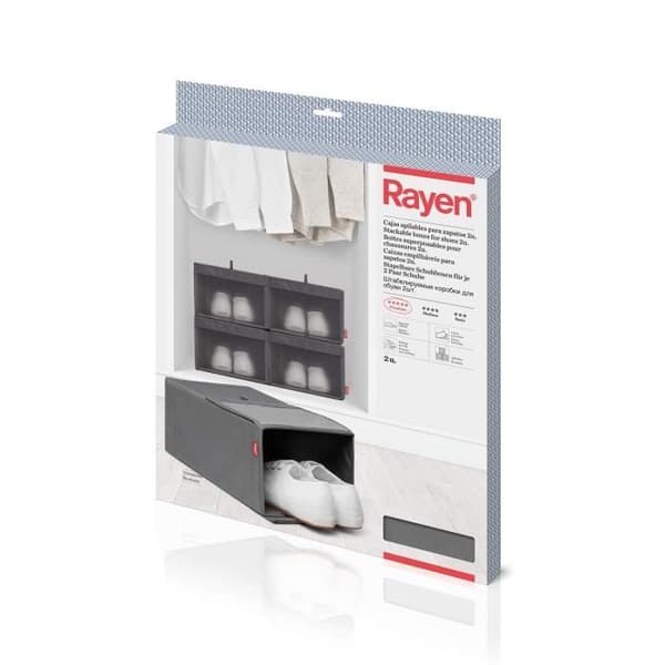 RAYEN - Fällbar skoförvaring x2