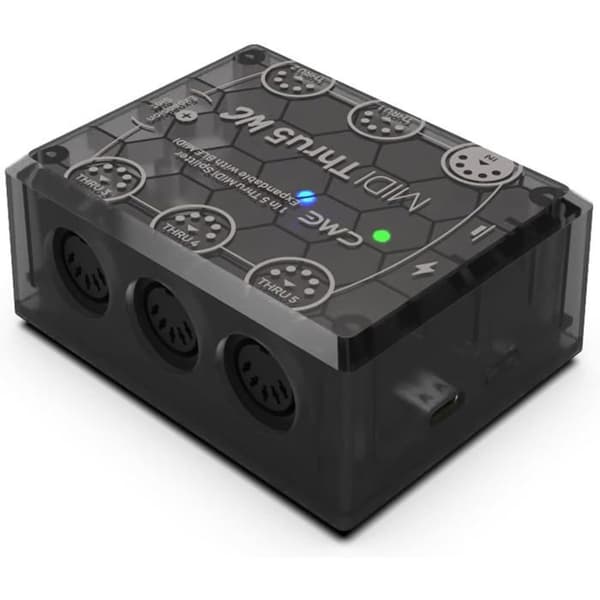 Interface MIDI CME MIDI Thru5 WC - Hög hastighet 1-in-5-out fördelare