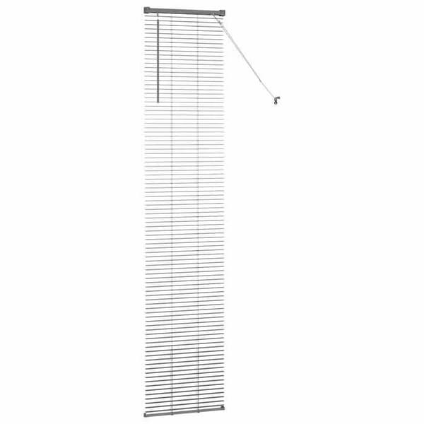 Mörkgrå aluminiummarkis 45 x 220 cm - VIDAXL