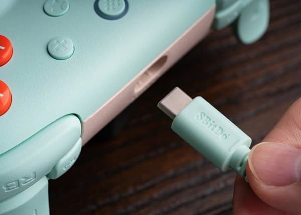 Joystick - 8bitdo - 82CD-JP - Trådbunden - Kompatibel med PC och Android - Metallspakar