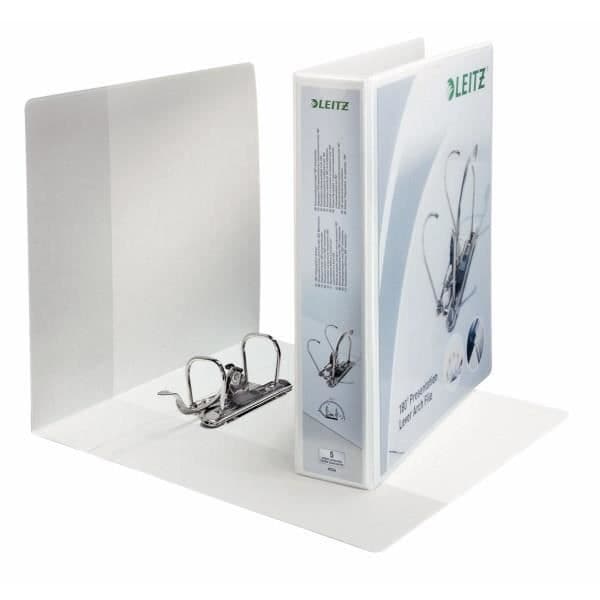 LEITZ Spakfil 180° 50 mm Vit - Anpassningsbar - A4 Maxi-format