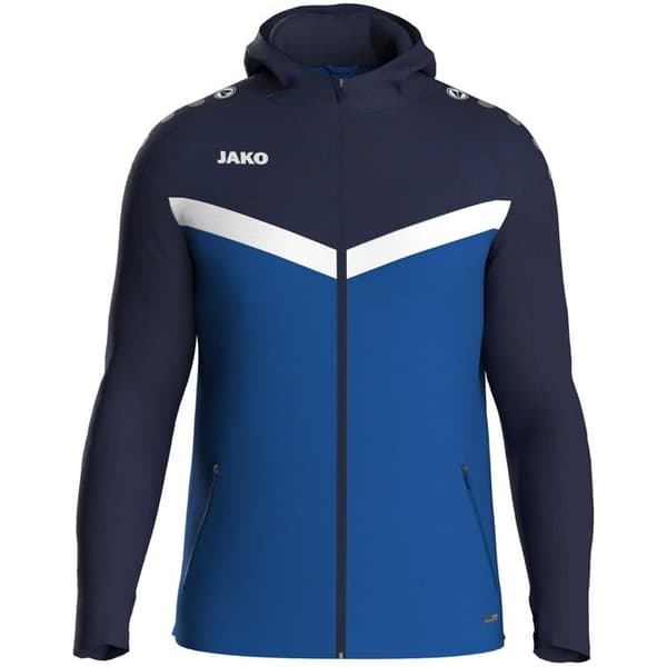 Huvtröja full zip barn Jako Iconic
