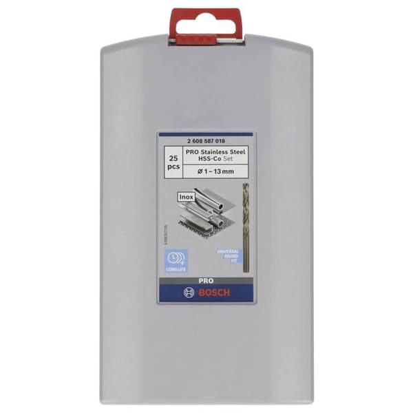 Borrsats ProBox HSS-Co, 1-13mm, 135°, 25 - BOSCH