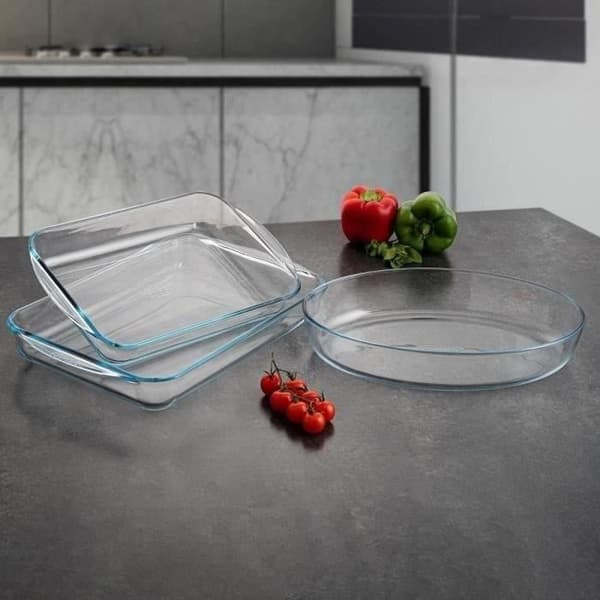 Lasagneform - PYREX - 1450032 - Rektangulär - I borosilikatglas - 35 x 23 cm