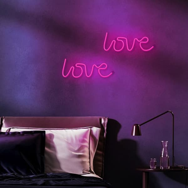 NEON LED KÄRLEK USBA 2M ELLER 3AA BATERIER INGÅR INTE