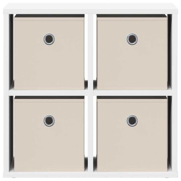 vidaXL Buffé med låda Vit 49,5 x 22 x 47 cm 8000524