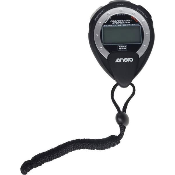 Enero Elektronisk kronometer - Timer/klocka 1 gång - Svart
