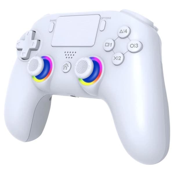 Trådlös kontroller - PS5 - SUBSONIC - RGB LED - Vit