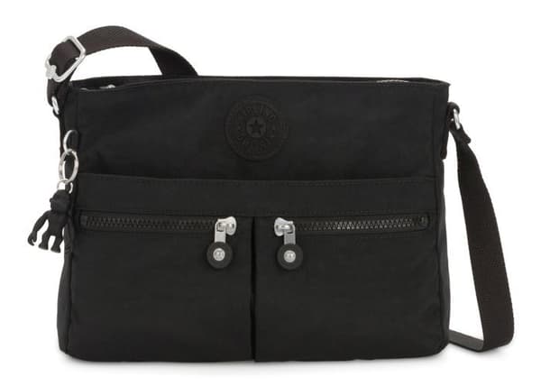 Axelväska - KIPLING - Basic New Angie - Svart - 27x20x7 cm - 290 g
