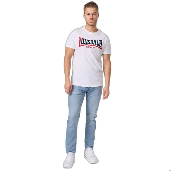 T-shirt Lonsdale Tvåfärgad - vit
