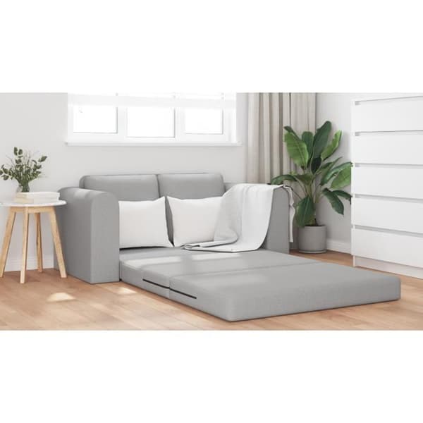 Soffa Säng 2 i 1 Grå Moln 148x71x83 cm Tyg