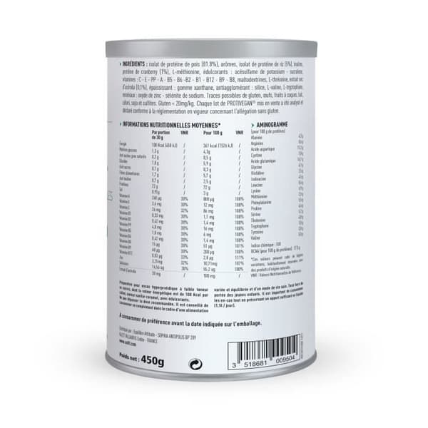 Eafit Protivegan Vanilj Caramel Flavor 450g